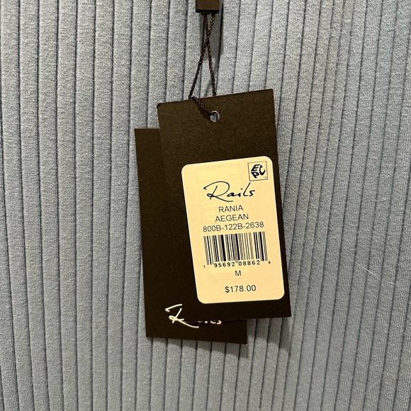 NWT Rails Rania Blue One Shoulder Dress - Picture 5 of 7